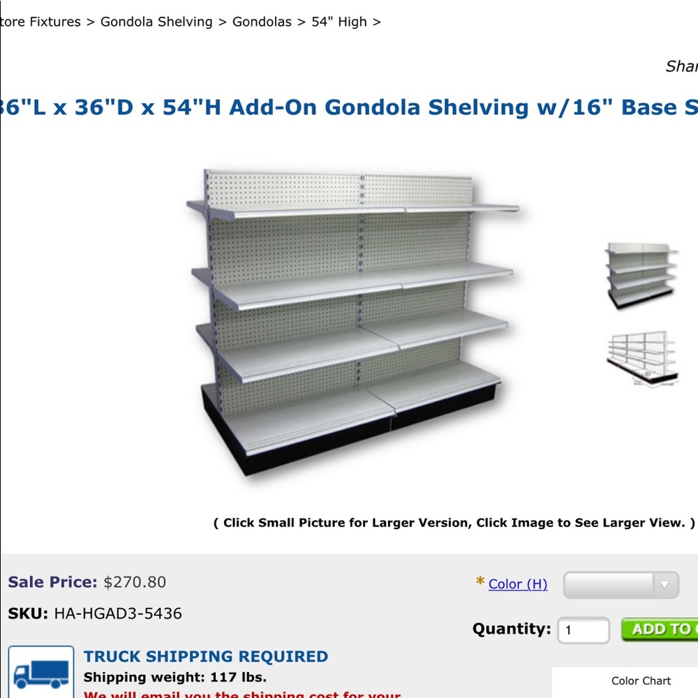 Metal shelf - Picture 4 of 5